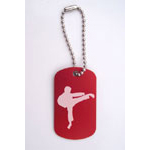 Martial Arts/Karate Yoko Geri (Side Kick) Bag Tag