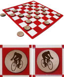 Cycling Checkers Set