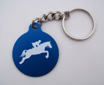 Horse Show Jumping Key Chain
