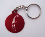 Men's Volleyball Spike Key Chain