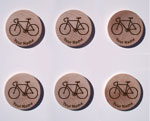 Bicycle Maple Magnets