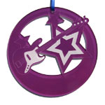 Bass Guitar Laser-Etched Ornament